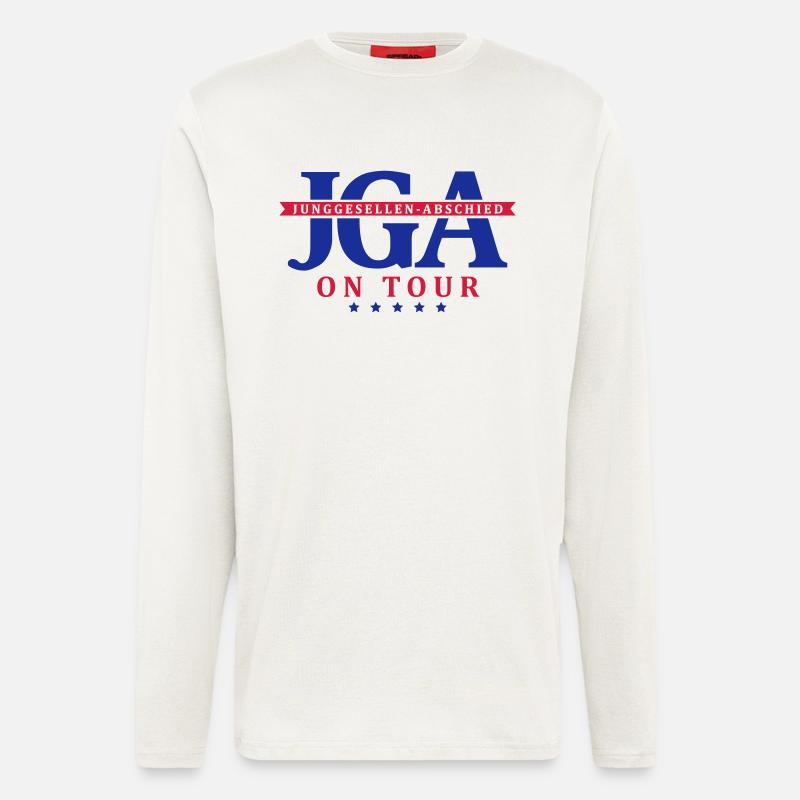 jga_on_tour_1f2 - Langarmshirt - made by SPREAD - OFF WHITE