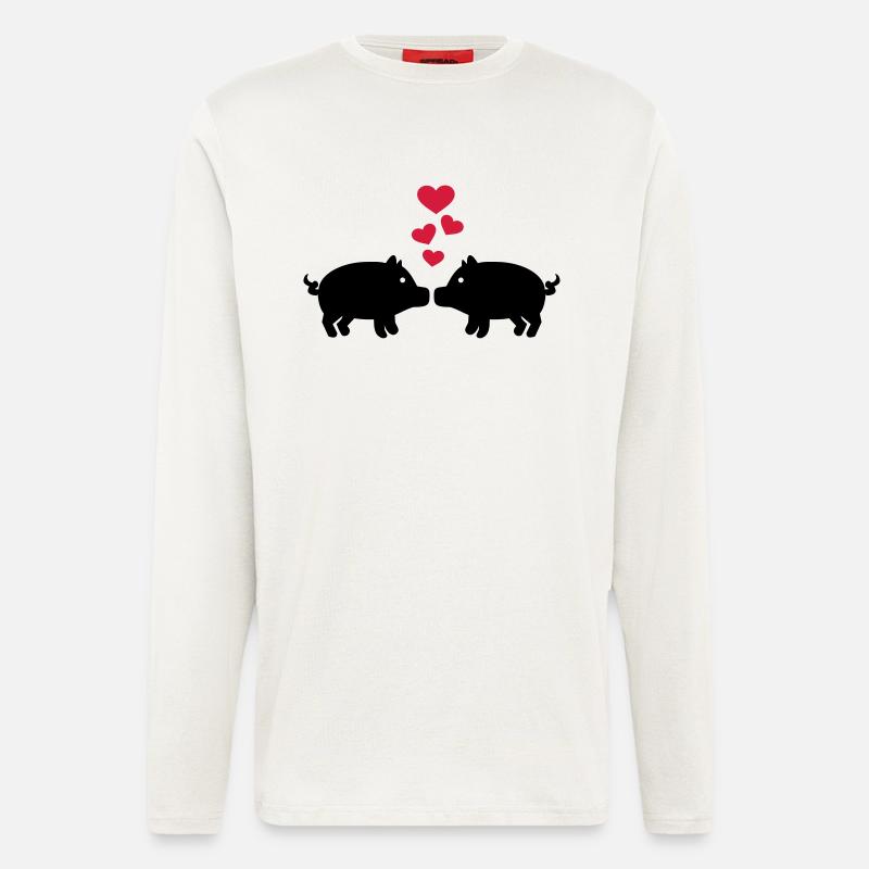 Pig - Longsleeve - made by SPREAD - OFF WHITE