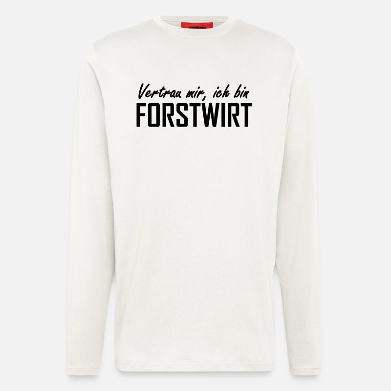 Forstwirt - Langarmshirt - made by SPREAD  - OFF WHITE