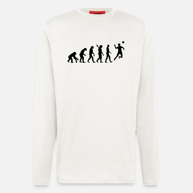 Evolution Fistball - Longsleeve - made by SPREAD  - OFF WHITE