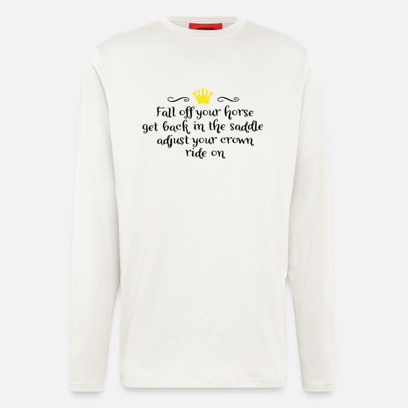Reitunfall - Langarmshirt - made by SPREAD  - OFF WHITE