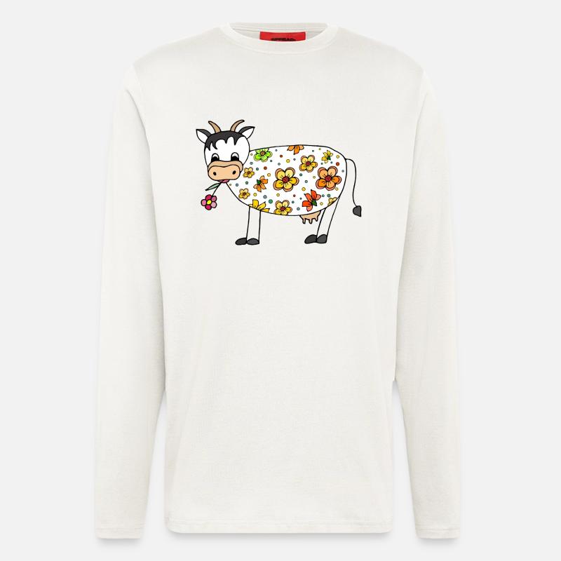 Cow - Longsleeve - made by SPREAD  - OFF WHITE
