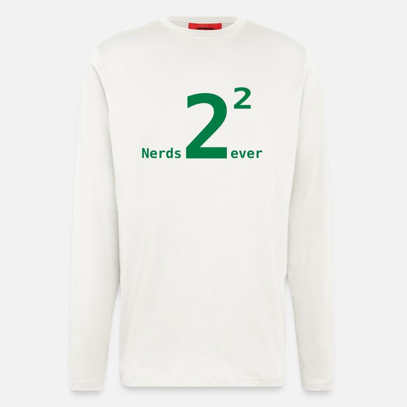 Nerds for ever - Langarmshirt - made by SPREAD  - OFF WHITE