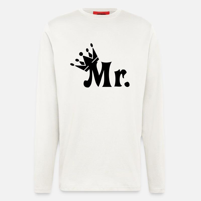 MR-Krone - Langarmshirt - made by SPREAD  - OFF WHITE