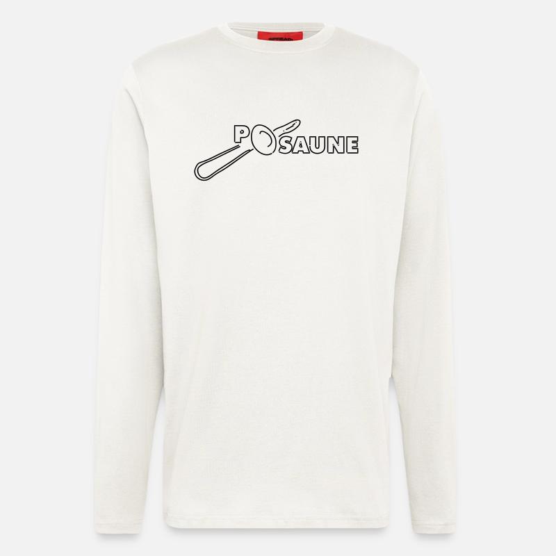 posaune - Langarmshirt - made by SPREAD  - OFF WHITE
