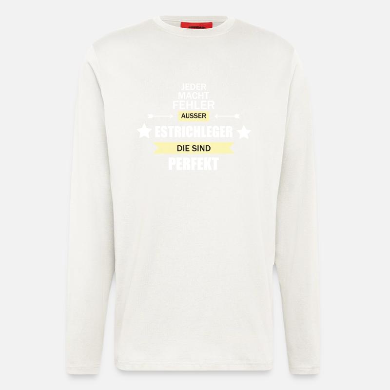 Estrichleger - Langarmshirt - made by SPREAD  - OFF WHITE
