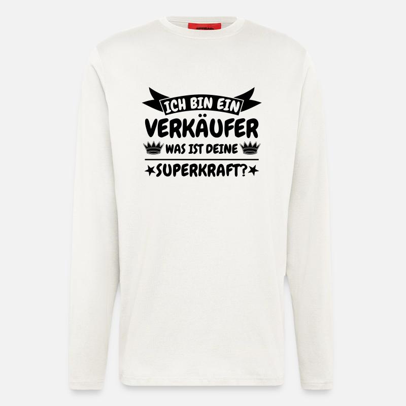 Verkäufer - Langarmshirt - made by SPREAD  - OFF WHITE