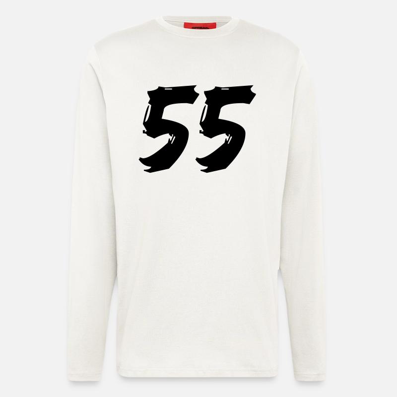 Brushed 55 - Langarmshirt - made by SPREAD  - OFF WHITE