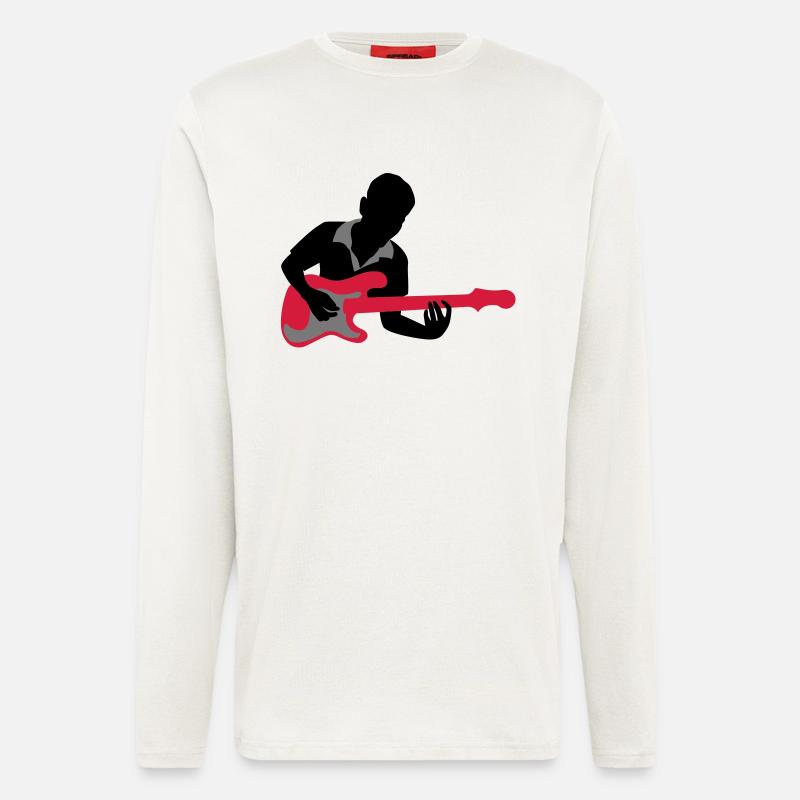 Gitarrist - Langarmshirt - made by SPREAD  - OFF WHITE
