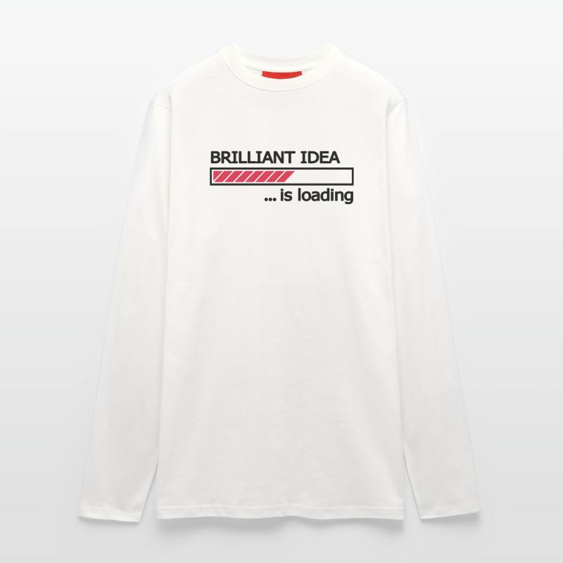 Brilliant Idea is loading Ladebalken Loading Bar Langarmshirt - made by SPREAD 