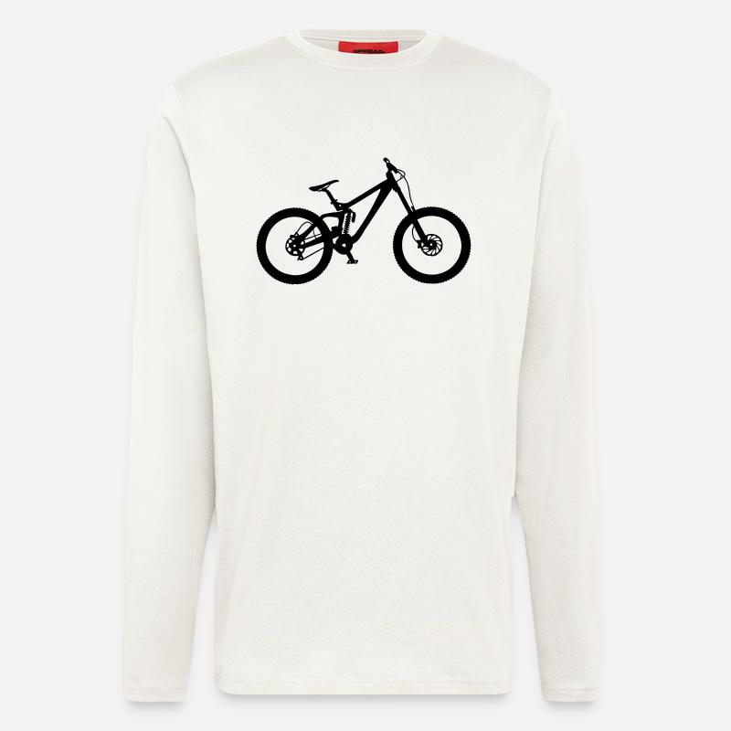 downhill - Langarmshirt - made by SPREAD  - OFF WHITE