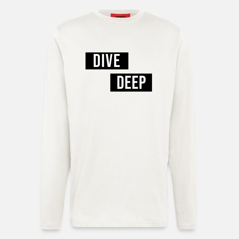 Dive Deep Inspiration - Langarmshirt - made by SPREAD  - OFF WHITE
