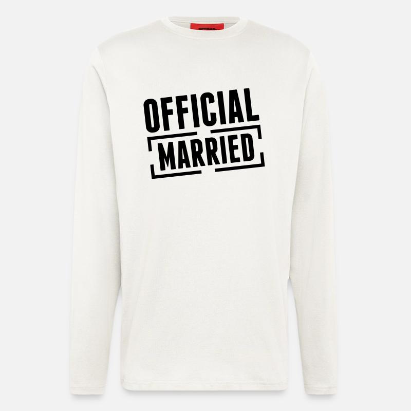 married_official_bx1 - Langarmshirt - made by SPREAD  - OFF WHITE