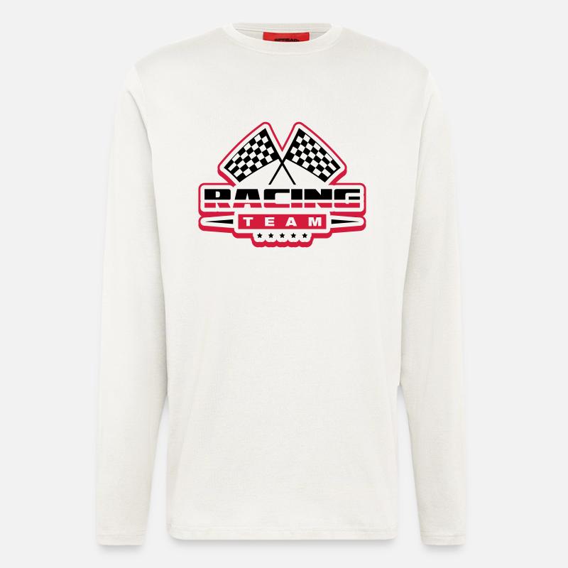 racing_team_ro2 - Langarmshirt - made by SPREAD  - OFF WHITE