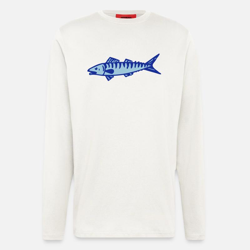 Makrele - Langarmshirt - made by SPREAD  - OFF WHITE