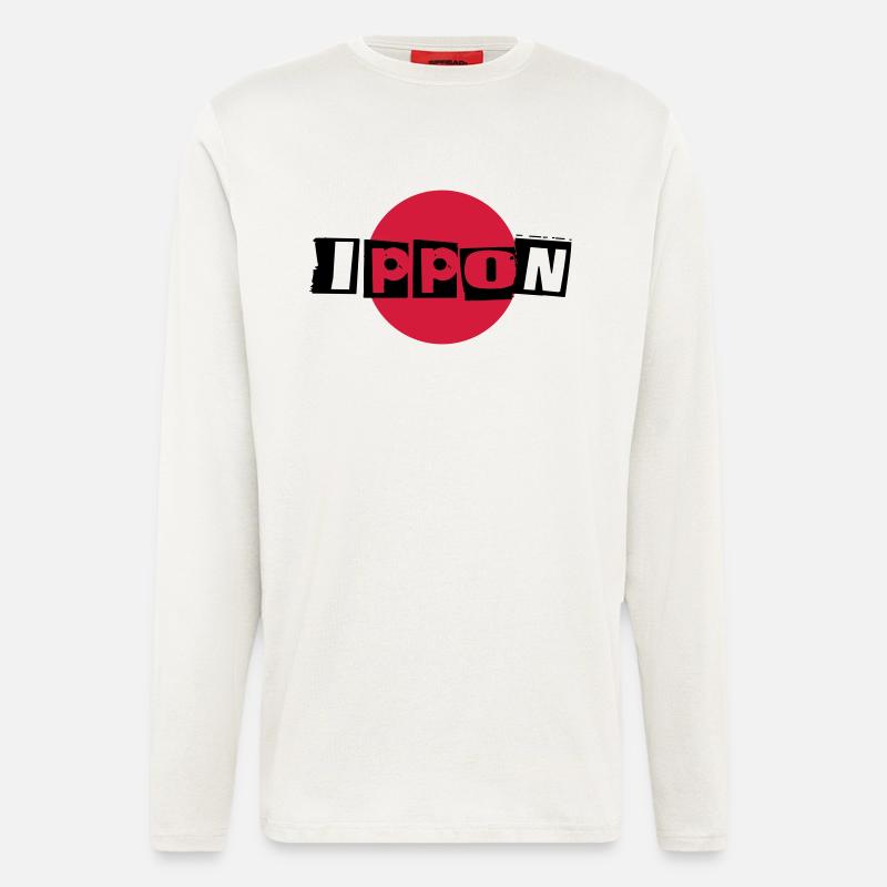 ippon - Manches longues bio décontracté fabriqué en UE - OFF WHITE