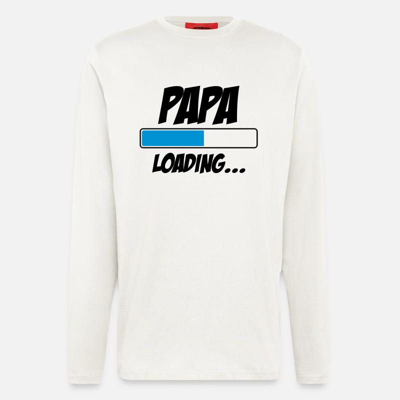 Papa Loading... - Longsleeve - made by SPREAD  - OFF WHITE