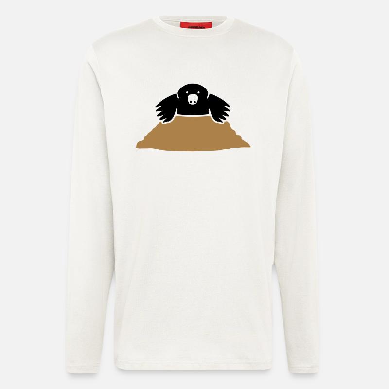 Maulwurf - Langarmshirt - made by SPREAD  - OFF WHITE