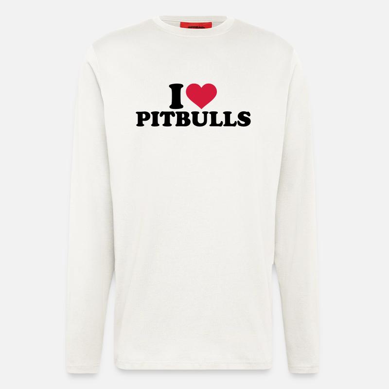 Pitbull - Langarmshirt - made by SPREAD  - OFF WHITE