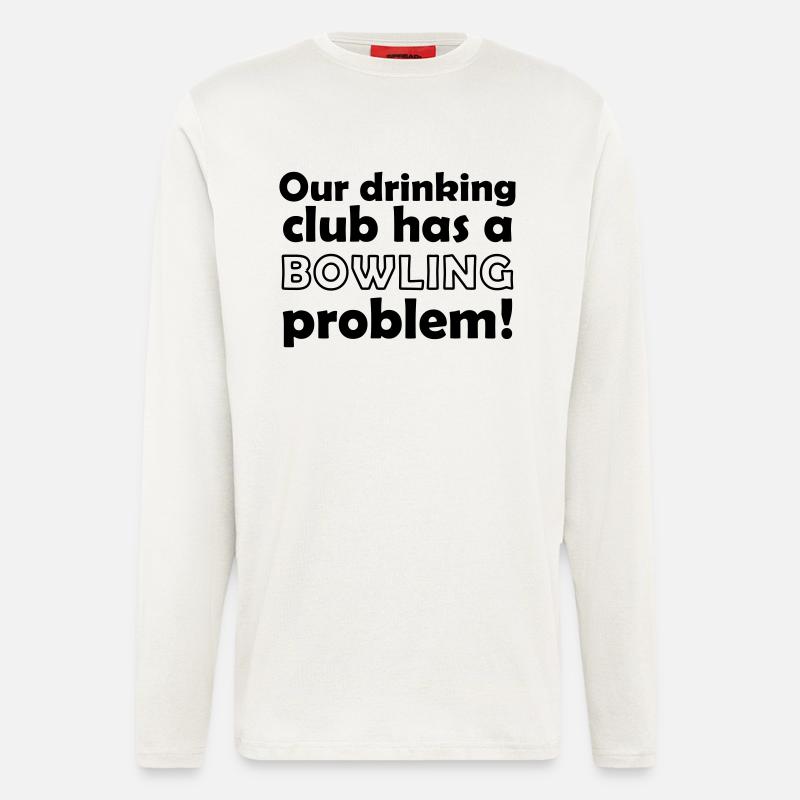 bowling problem - Langarmshirt - made by SPREAD  - OFF WHITE