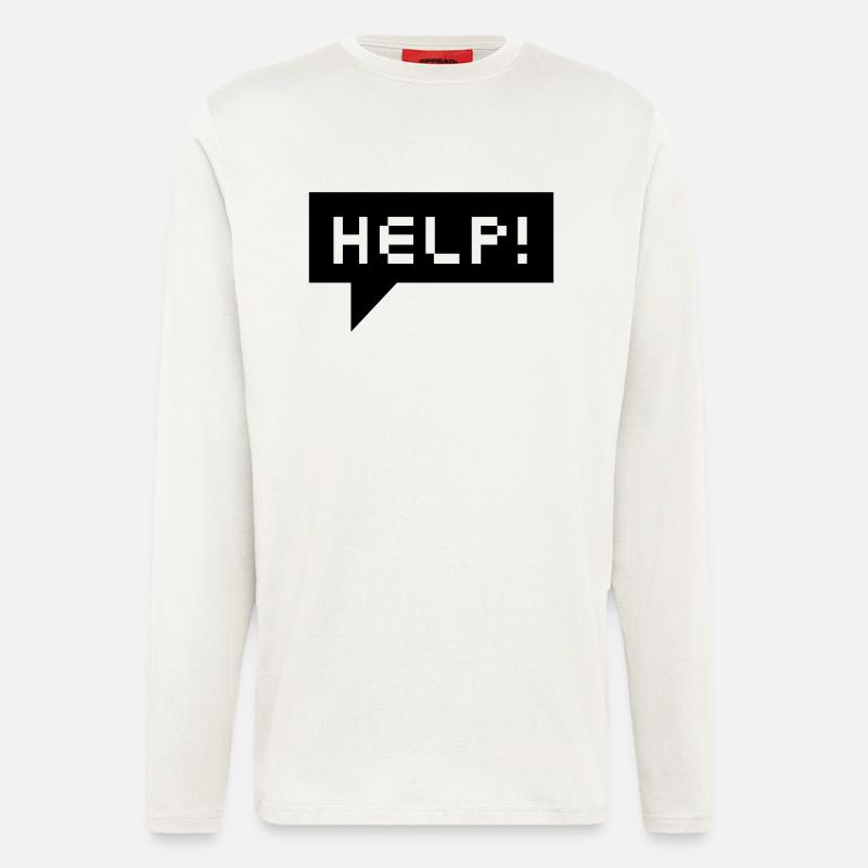 help bubble (b, 1c) - Longsleeve - made by SPREAD - OFF WHITE