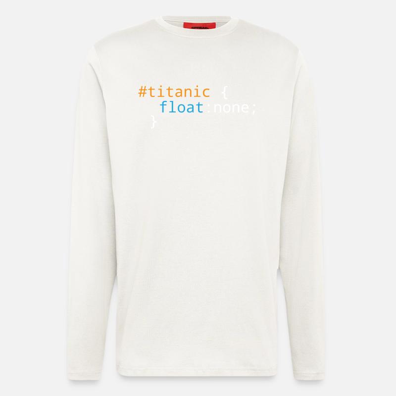 Css Puns - Titanic - Longsleeve - made by SPREAD  - OFF WHITE