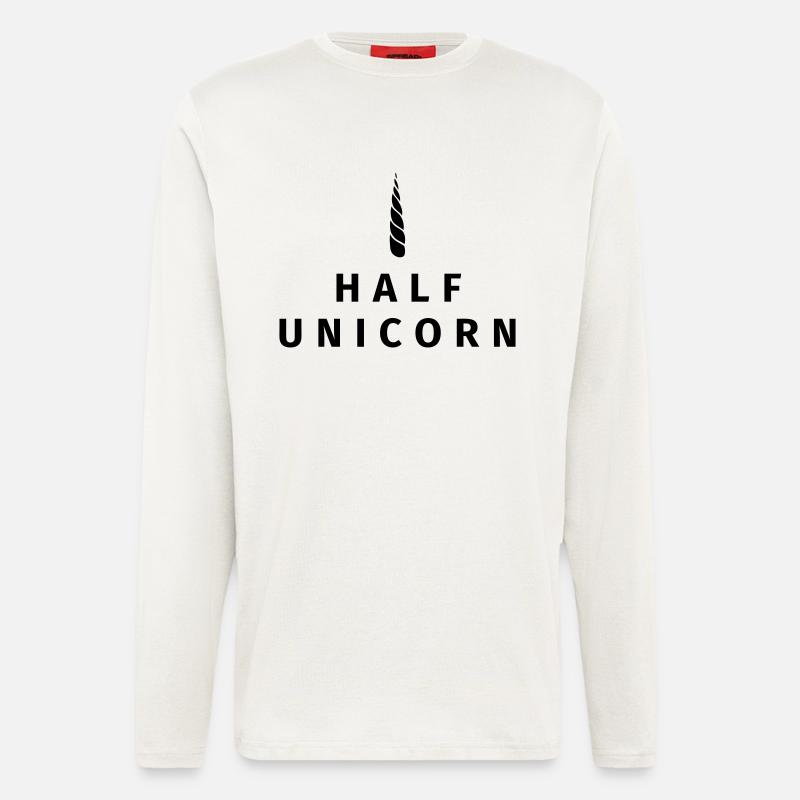 Half Unicorn - Langarmshirt - made by SPREAD - OFF WHITE