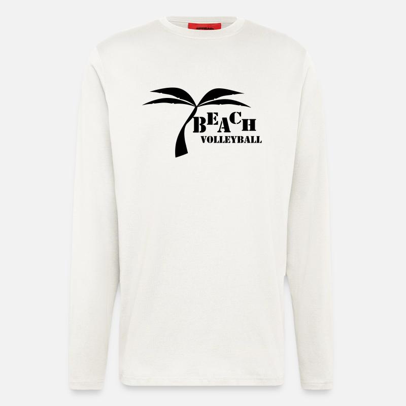 Beach volleyball - Langarmshirt - made by SPREAD  - OFF WHITE