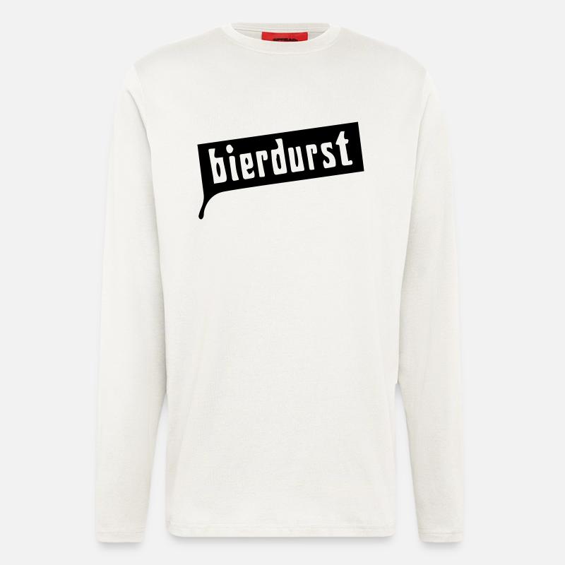 BIERDURST! - Langarmshirt - made by SPREAD  - OFF WHITE
