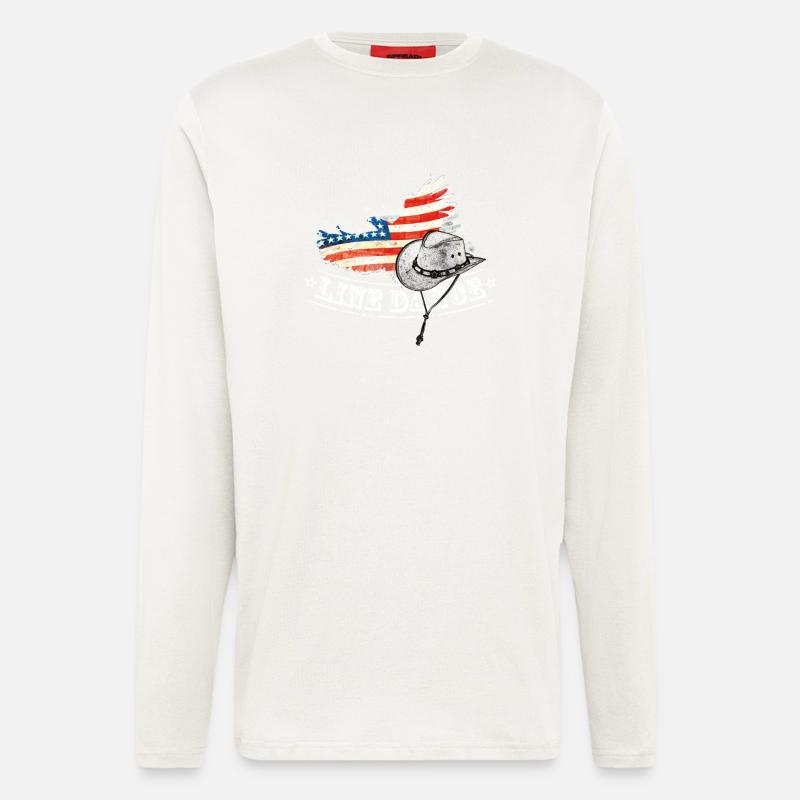 linedance - Langarmshirt - made by SPREAD  - OFF WHITE