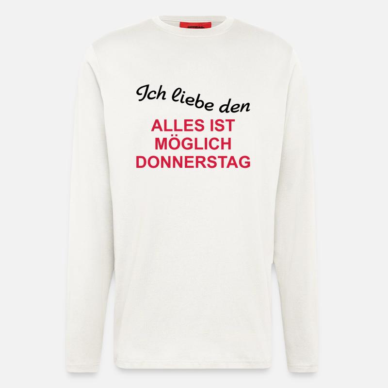 Everything is possible Thursday - Longsleeve - made by SPREAD  - OFF WHITE