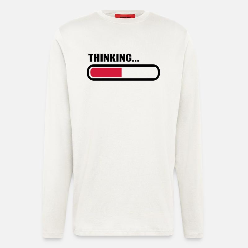 Thinking loading - Longsleeve - made by SPREAD  - OFF WHITE