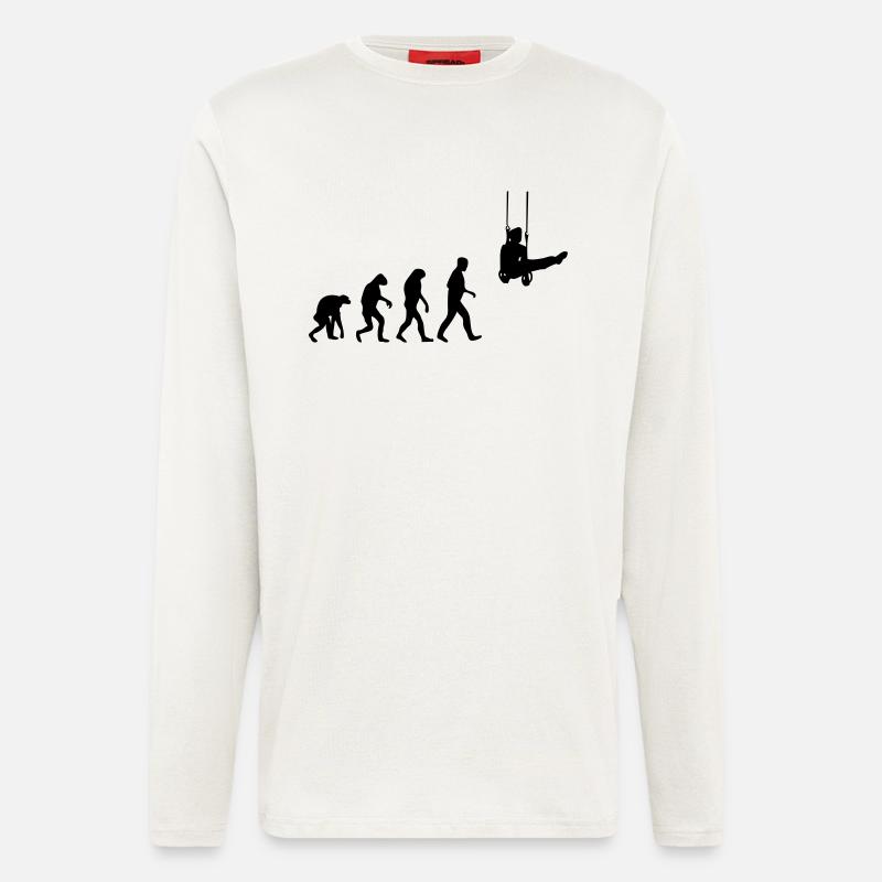 rings evolution - Longsleeve - made by SPREAD  - OFF WHITE