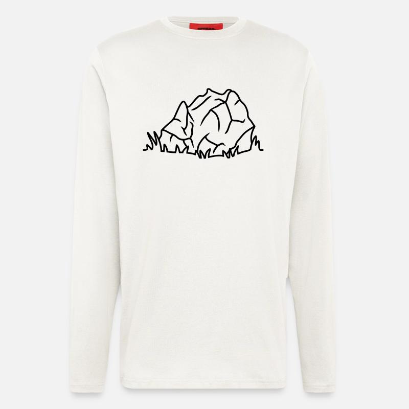 Stone - Langarmshirt - made by SPREAD  - OFF WHITE