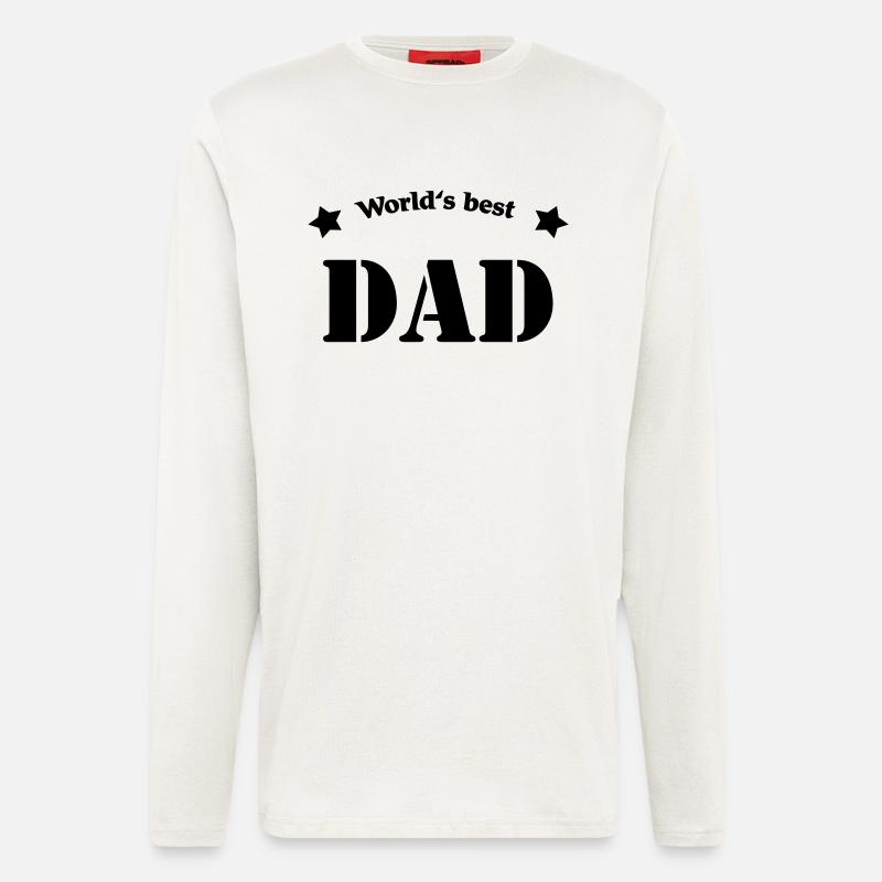 World's best Dad - Longsleeve - made by SPREAD - OFF WHITE