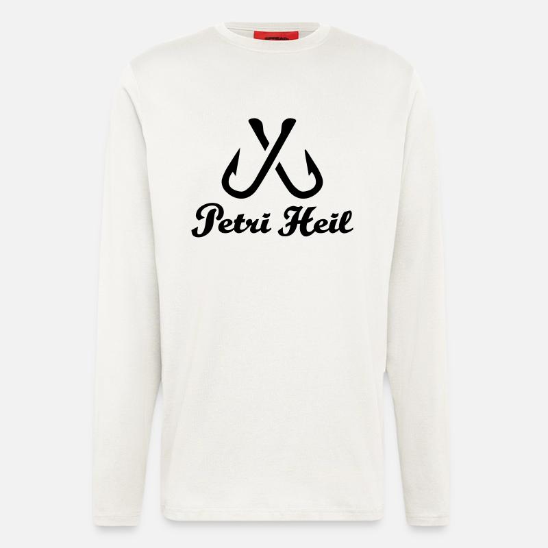 Petri Heil - Langarmshirt - made by SPREAD - OFF WHITE