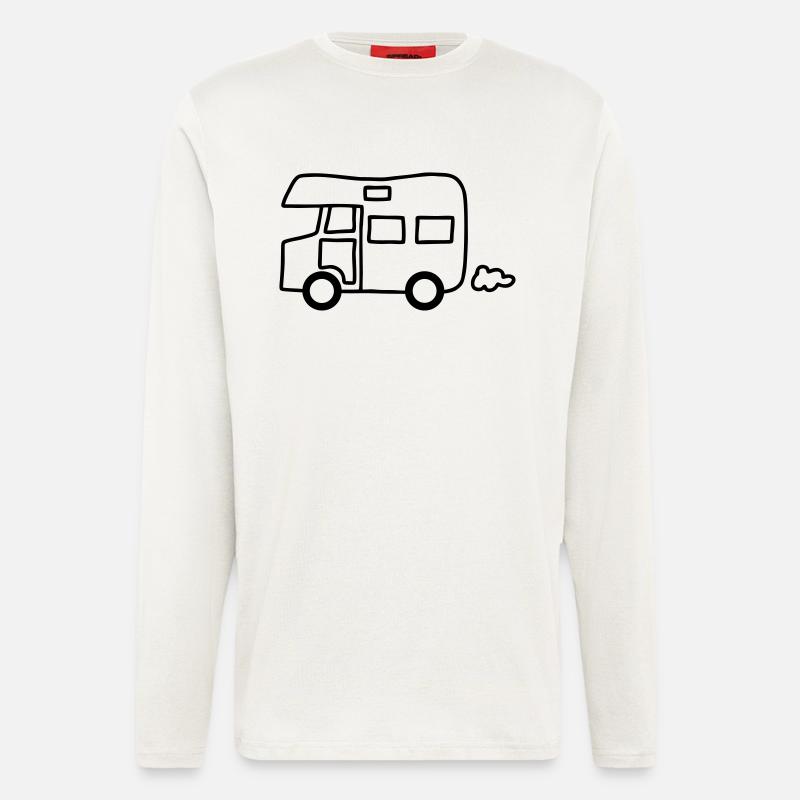 Wohnmobil - Caravan - Langarmshirt - made by SPREAD  - OFF WHITE