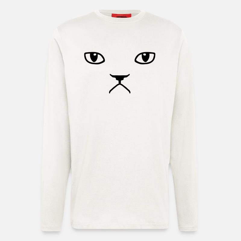 grumpy cat - Langarmshirt - made by SPREAD  - OFF WHITE