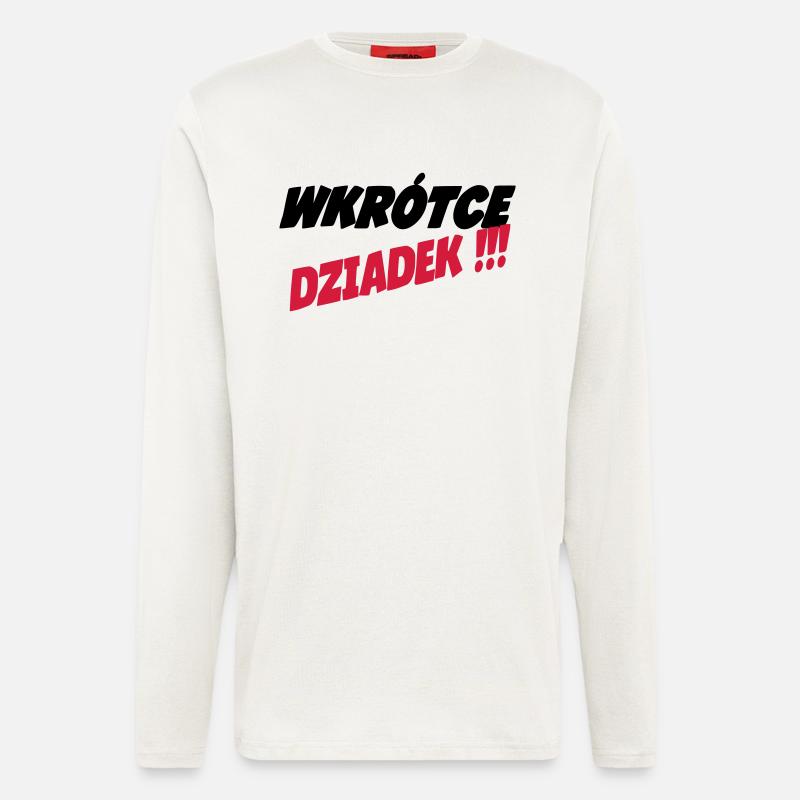 Dziadek - Langarmshirt - made by SPREAD  - OFF WHITE