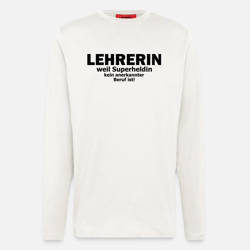 lehrerin - Langarmshirt - made by SPREAD  - OFF WHITE