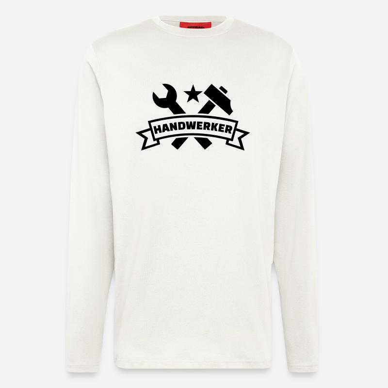 Handwerker - Langarmshirt - made by SPREAD  - OFF WHITE