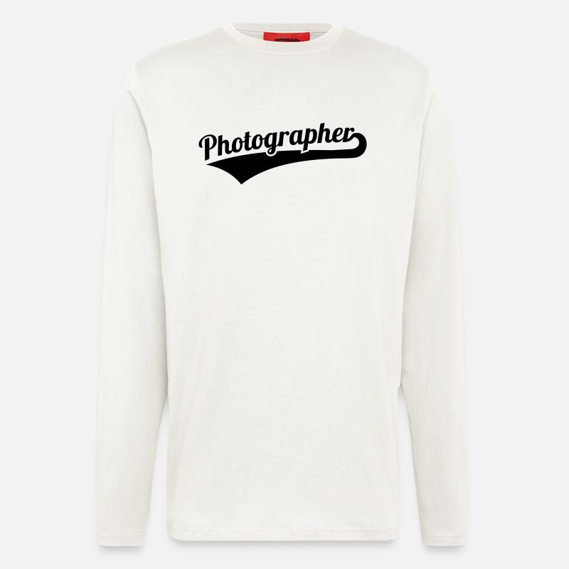Fotograf - Langarmshirt - made by SPREAD  - OFF WHITE