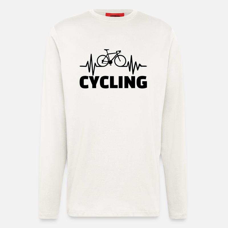 Radfahren - Langarmshirt - made by SPREAD  - OFF WHITE