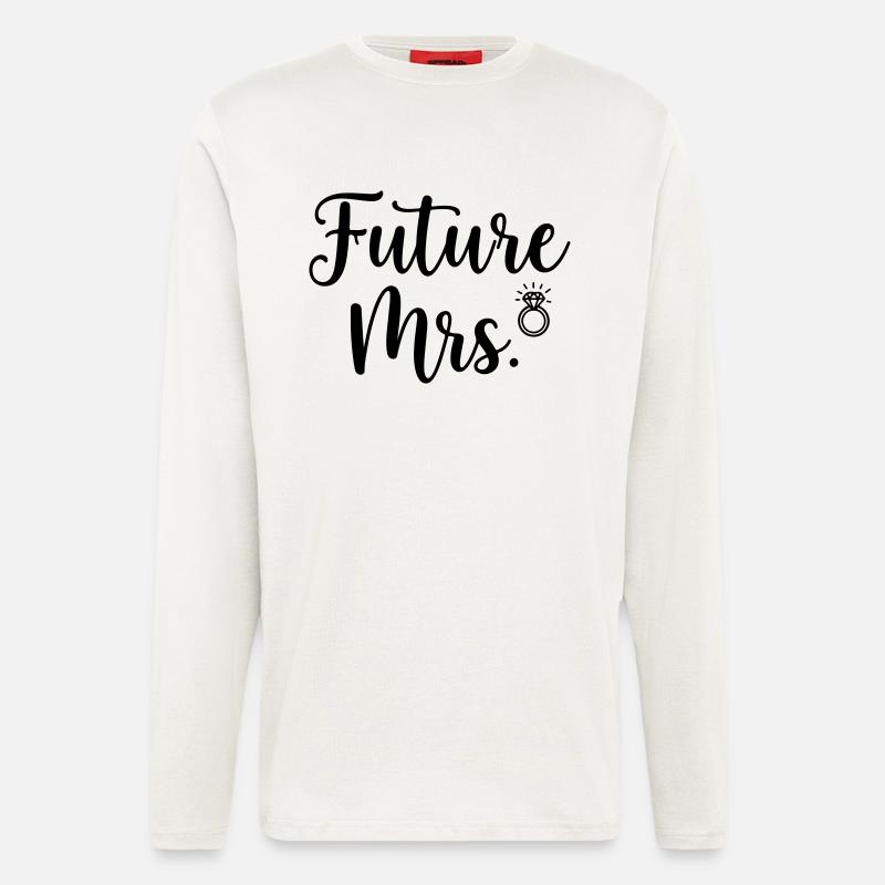Future Mrs. Ring Bridal Design - Longsleeve - made by SPREAD  - OFF WHITE