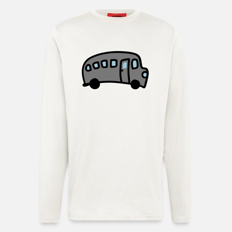 Bus 3 - Langarmshirt - made by SPREAD  - OFF WHITE