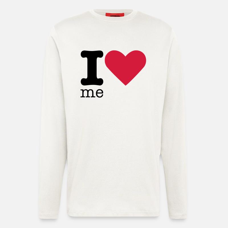 I Love Me - Langarmshirt - made by SPREAD  - OFF WHITE