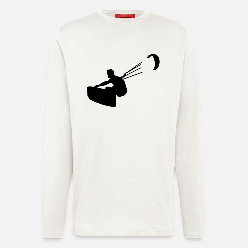 Kitesurfer - Langarmshirt - made by SPREAD  - OFF WHITE