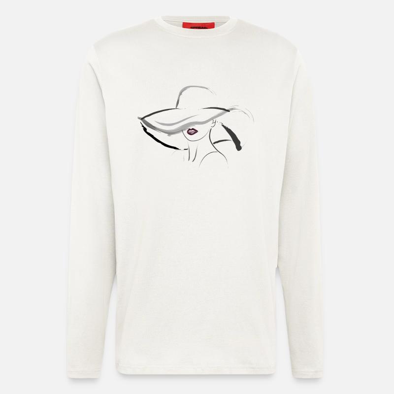 Hut Dame B - Langarmshirt - made by SPREAD  - OFF WHITE