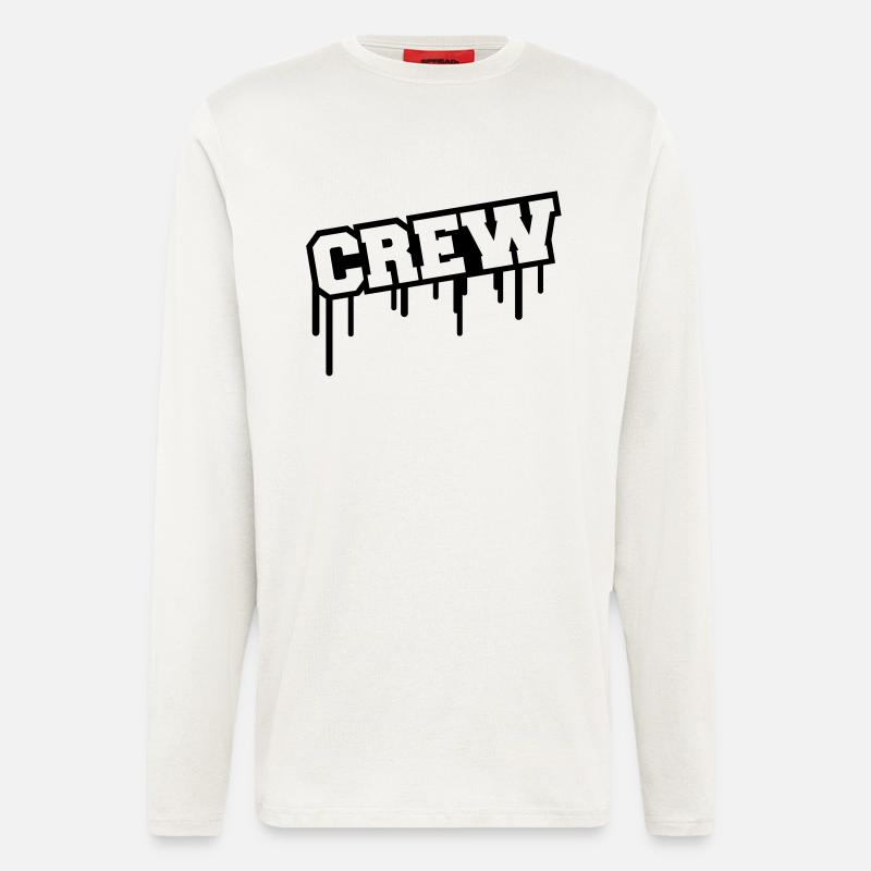 crew_designc1 - Longsleeve - made by SPREAD  - OFF WHITE