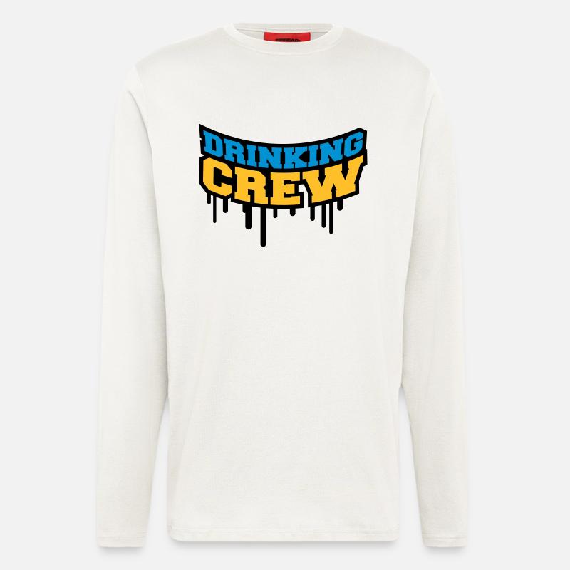 Drinking Crew Graffiti - Longsleeve - made by SPREAD - OFF WHITE